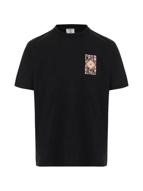 26FW 카사블랑카 반팔 티셔츠 AW26JTS00115 BLACK
