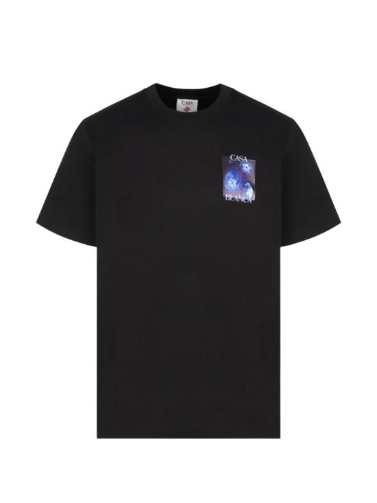 26FW 카사블랑카 반팔 티셔츠 MAW26JTS00111 BLACK