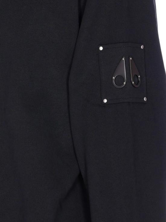 26FW 무스너클 하츠필드 하프집업 스웨트 셔츠 M35MS613292 BLACK - MOOSE KNUCKLES