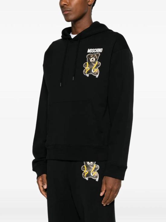26FW 모스키노 후드 티셔츠 262ZZZ17031555 BLACK - MOSCHINO