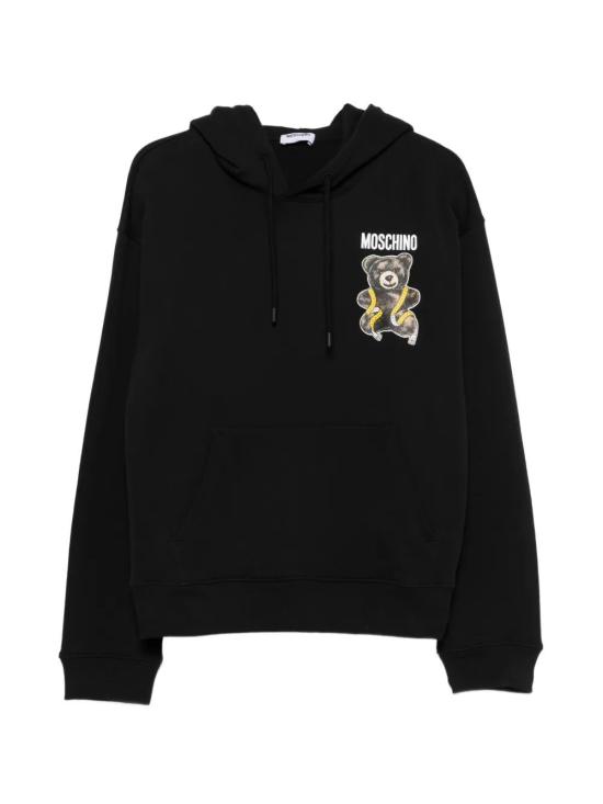 26FW 모스키노 후드 티셔츠 262ZZZ17031555 BLACK
