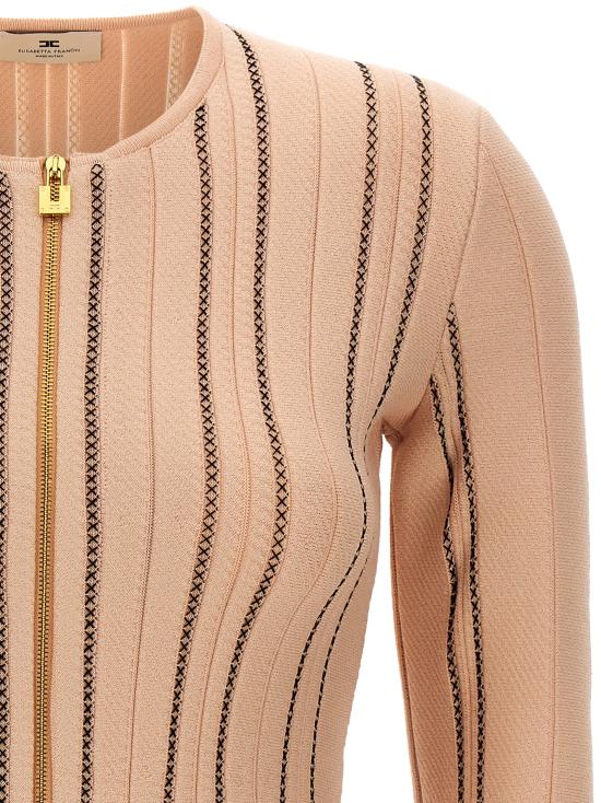 26FW 엘리자베타프랜치 가디건 MK38Q67E2EM3 Pink - ELISABETTA FRANCHI