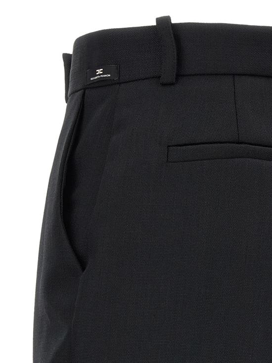26FW 엘리자베타프랜치 스트레이트 팬츠 PA18667E2110 Black - ELISABETTA FRANCHI