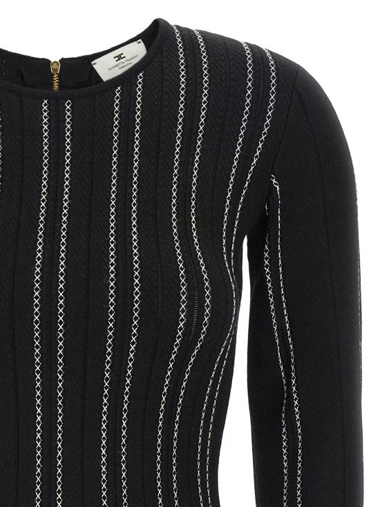 26FW 엘리자베타프랜치 숏 원피스 AM39Q67E2685 Black - ELISABETTA FRANCHI