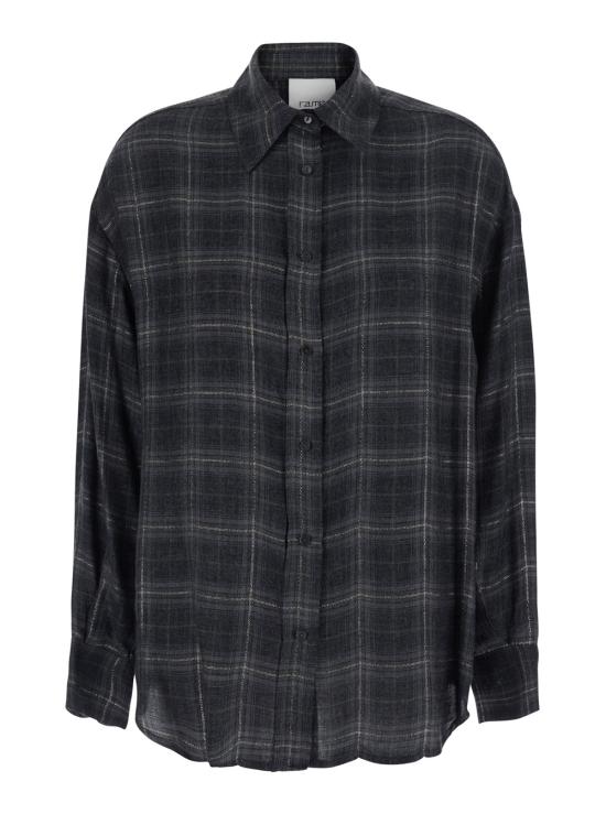 26FW 라메 블라우스/셔츠 NFCAM24TVI0445SPCHE Grey