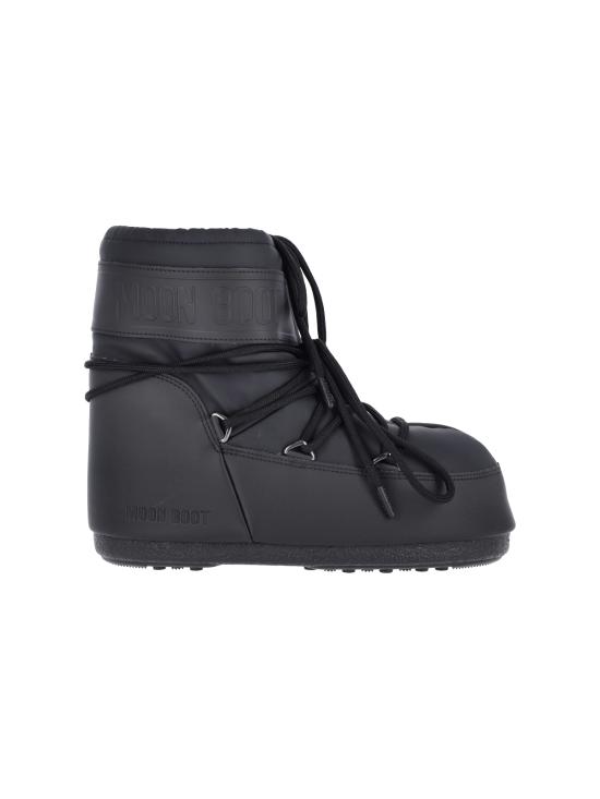 26FW 문부츠 아이콘 나일론 로우 부츠 80D1409380 N001 BLACK