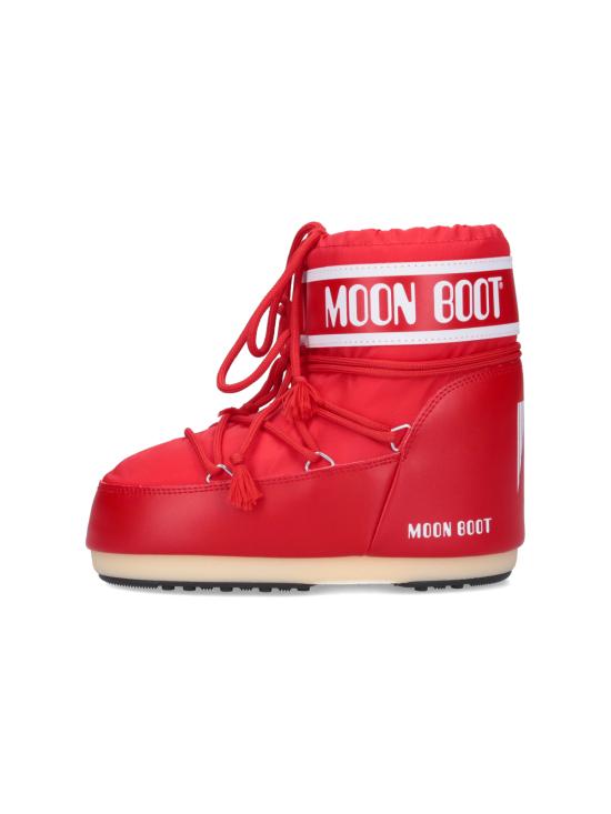 26FW 문부츠 아이콘 나일론 로우 부츠 80D1409340 D001 RED - MOON BOOT