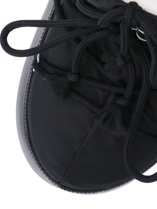 26FW 문부츠 아이콘 나일론 로우 부츠 80D1409340 N001 BLACK - MOON BOOT