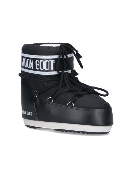 26FW 문부츠 아이콘 나일론 로우 부츠 80D1409340 N001 BLACK - MOON BOOT