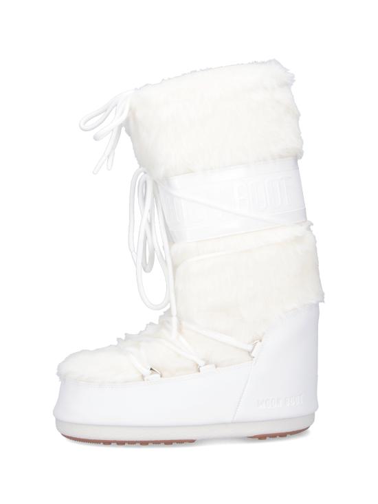 26FW 문부츠 MB 아이콘 폭스 퍼 부츠 80D1408900 A002 WHITE - MOON BOOT