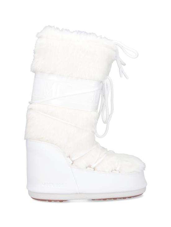26FW 문부츠 MB 아이콘 폭스 퍼 부츠 80D1408900 A002 WHITE