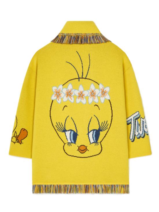 26FW 알라누이 가디건 LWHB064E26KN I022 1840 YELLOW MULTICOLOR - ALANUI
