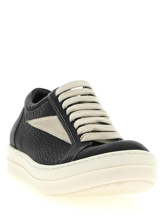  릭 오웬스 스니커즈 투톤 램 레더 로우탑 - RICK OWENS
