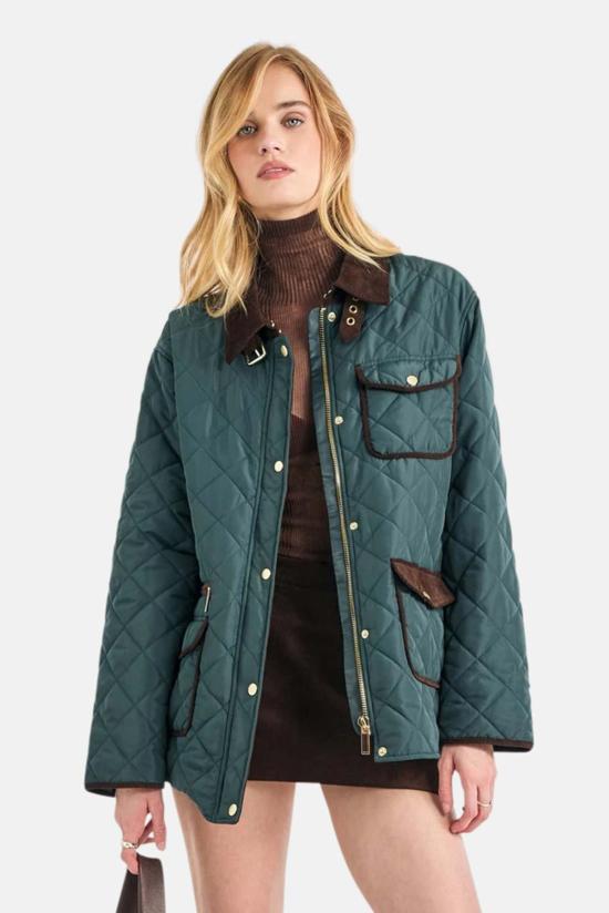  세로야 코트 S FW26 5938 19 EVEGR EVERGREEN
