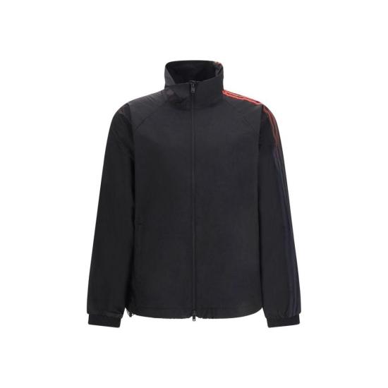 26FW 와이쓰리 긴팔 티셔츠 Y 3 폴리아미드 3 스트라이프 그라데이션 스웨트셔츠 블랙