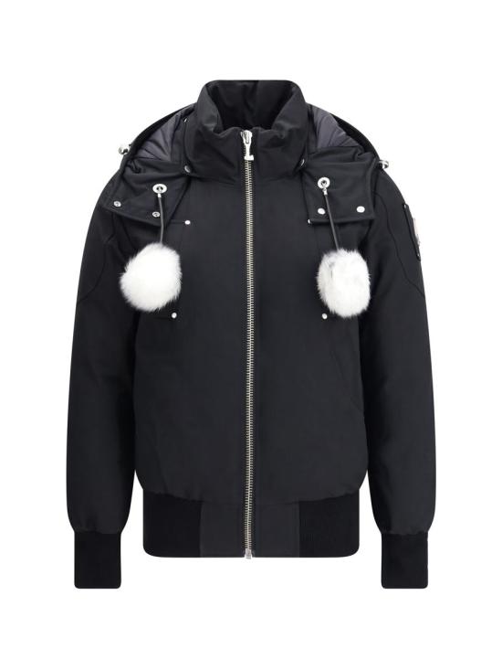 26FW 무스너클 오리지널 데비 시어링 트림 봄버 재킷 M35LB002S 1001 BLACK NATURAL DOM