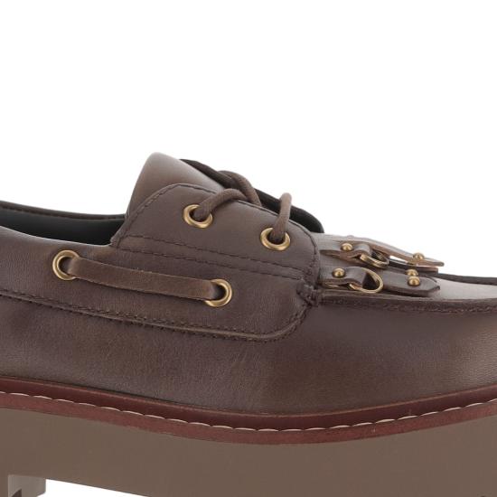 26FW 핑코 플랫 슈즈 SD0561P056L72 Brown - PINKO