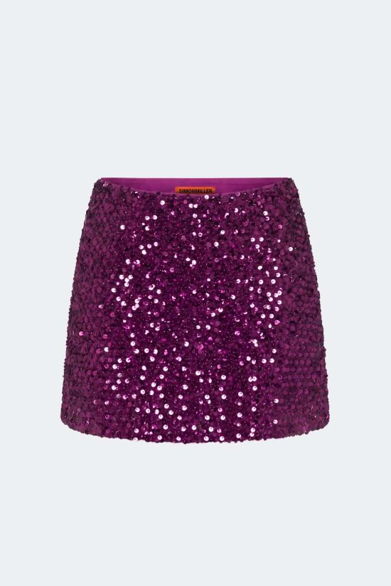  사이먼밀러 숏 스커트 W2025 3238 96335 PURPLE - SIMONMILLER