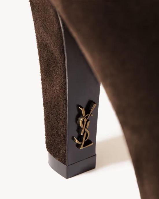  생로랑 힐/펌프스 MASTER ULT 010697 MARRON 37 - SAINT LAURENT