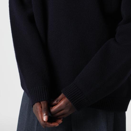 26FW 스튜디오 니콜슨 긴팔 티셔츠 HEMYLSNM377 Blue - STUDIO NICHOLSON
