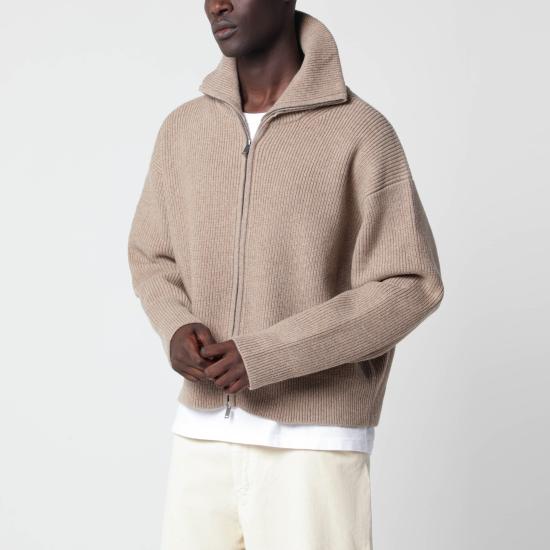 26FW 스튜디오 니콜슨 집업 니트 SANDOSSN1497 Beige