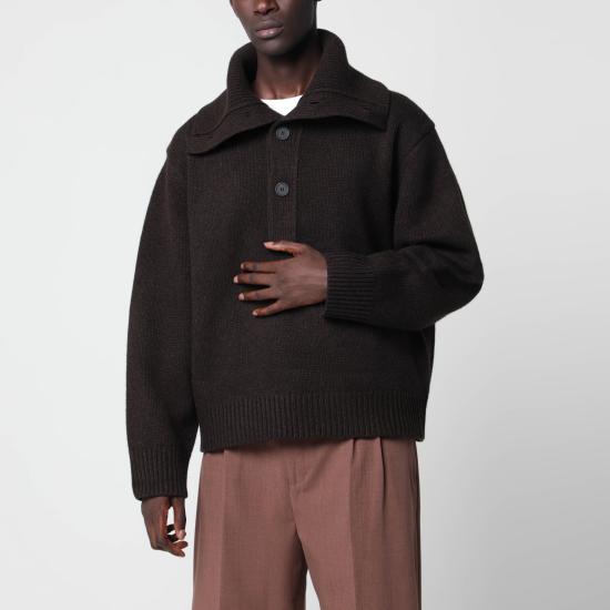 26FW 스튜디오 니콜슨 긴팔 티셔츠 ORENASNM1594 Brown