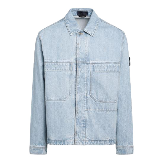 26FW 스톤 아일랜드 라이트 불 데님 TC 재킷 라이트 불 데님 TC 재킷 S144100006S0J33 Blue