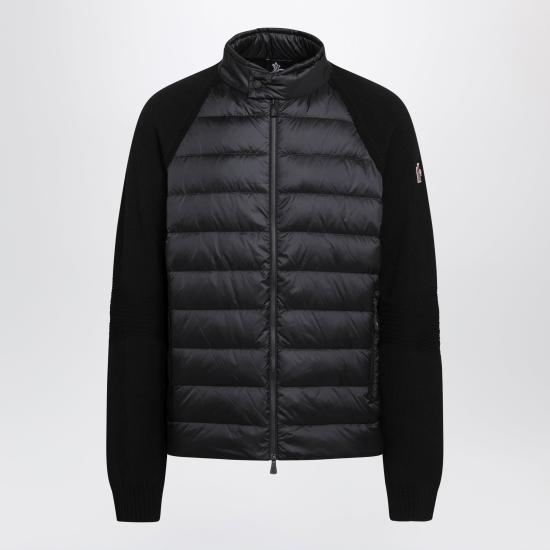 26FW 몽클레어 그레노블 니트 패딩 가디건 9B00003M1122 Black