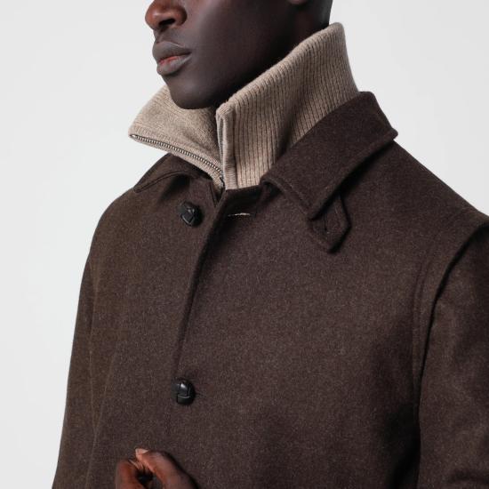 26FW 슈나이더스 코트 SH1204360 Brown - SCHNEIDERS