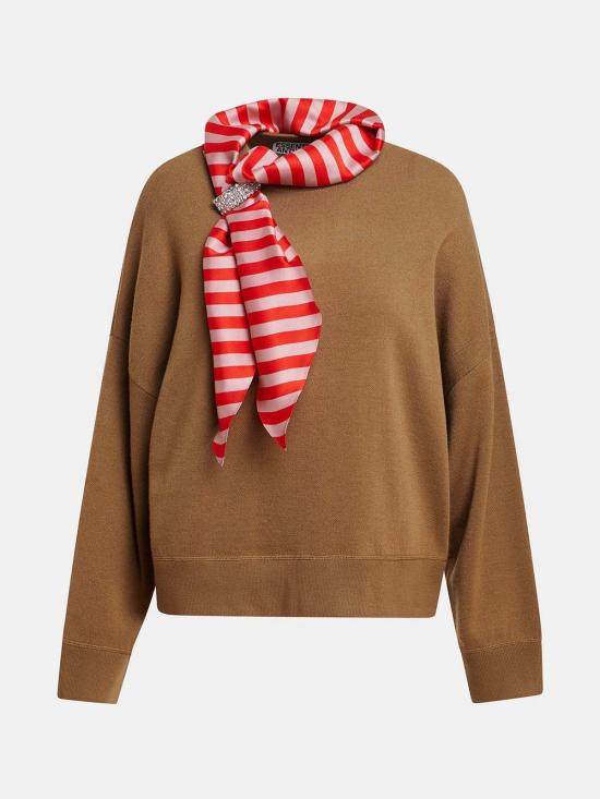  에센셜앤트워프 스웨터 Essentiel 앤트워프 커티스 풀오버 위드 스카프 - ESSENTIEL ANTWERP