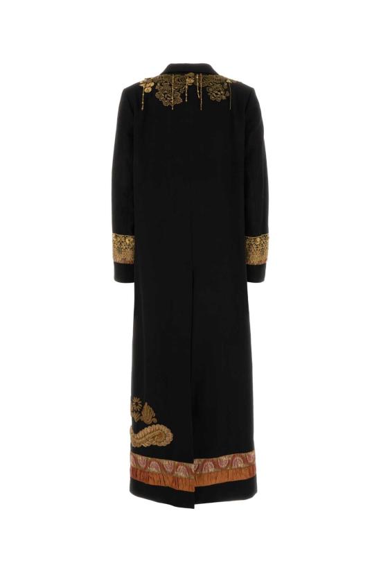 26FW 드리스 반 노튼 코트 2620102264444 900 Black - DRIES VAN NOTEN