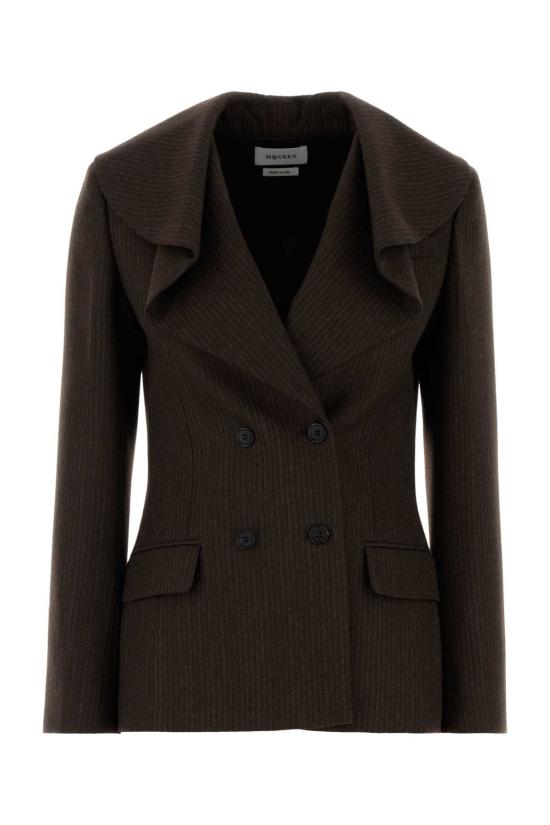 26FW 알렉산더 맥퀸 수트 자켓 A0078OQJAGL 2156 Stripped