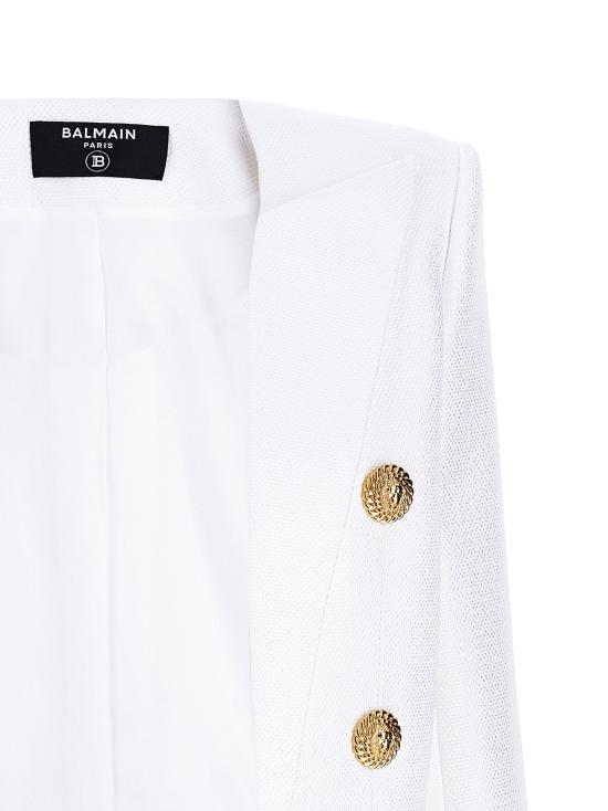 발망 자켓 LDEF1SC225VF210FB WHITE - BALMAIN