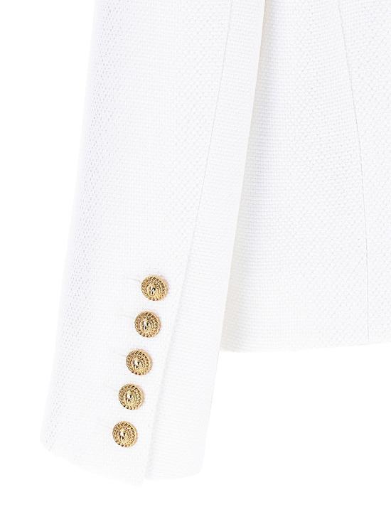  발망 자켓 LDEF1SC225VF210FB WHITE - BALMAIN