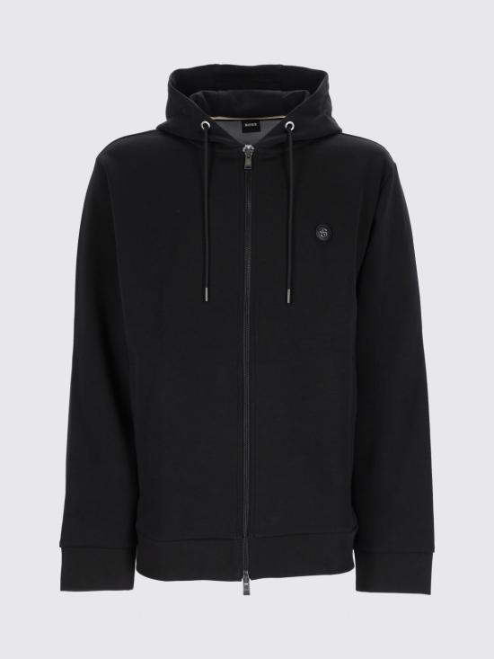 26FW 보스 후드 티셔츠 50555851 001 Black - BOSS