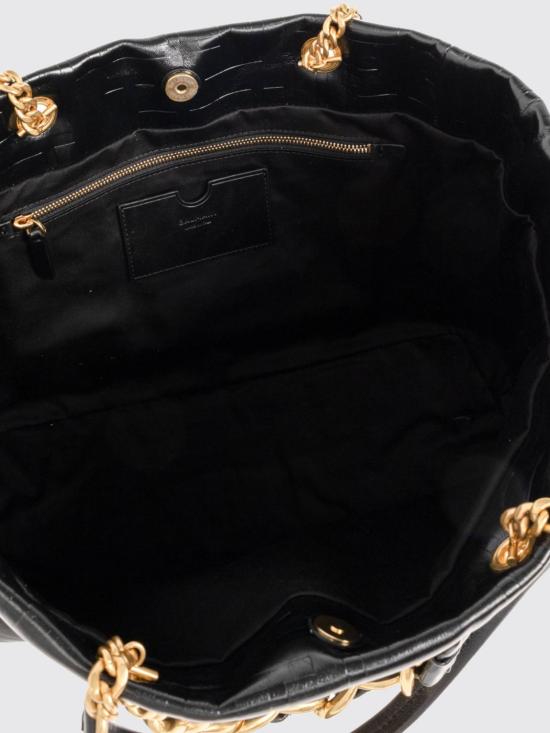 26FW 발망 숄더백 HN1FF827LETF 0PA Black - BALMAIN