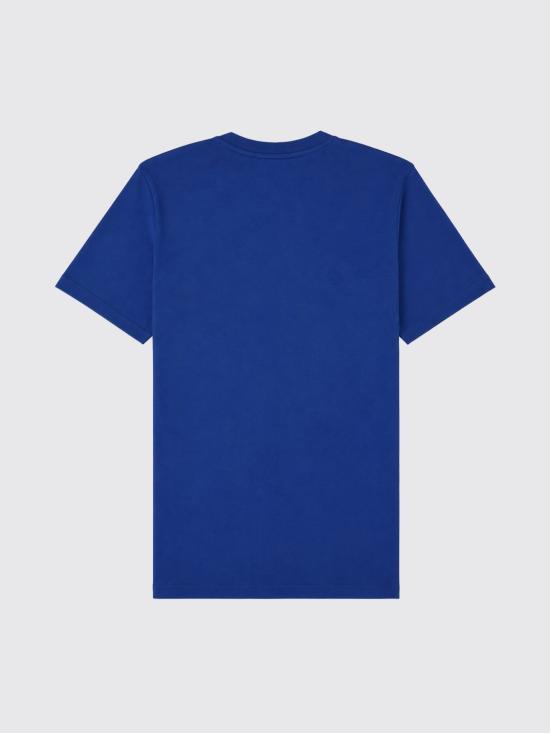 26FW 휴고보스 로고 라벨 코튼 저지 티셔츠 50447978 497 Blue - HUGO BOSS