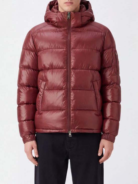 26FW 에르노 마야 후드 쇼트 다운 재킷 PI001416U12973 6705 Burgundy