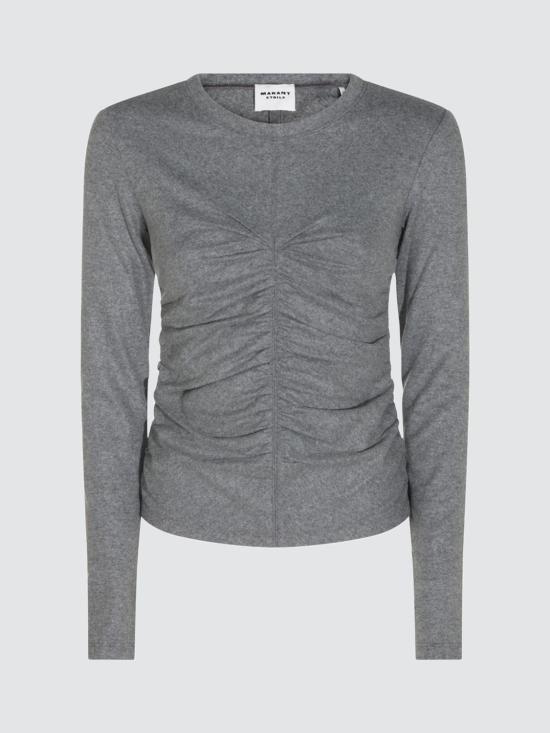 26FW 이자벨마랑에뚜왈 탑 HT0960FAD3K05E 02GY Grey - ISABEL MARANT ETOILE