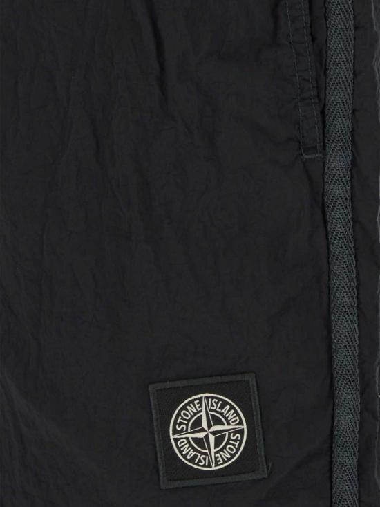 26FW 스톤 아일랜드 나일론 메탈 에코닐 수영 반바지 B100003S0043 V0020 Navy - STONE ISLAND