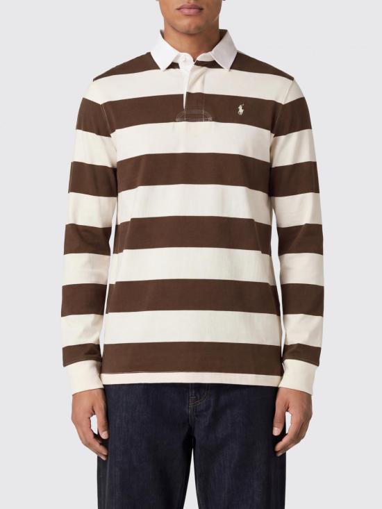 26FW 폴로 랄프로렌 아이코닉 럭비 셔츠 710717116 507 White