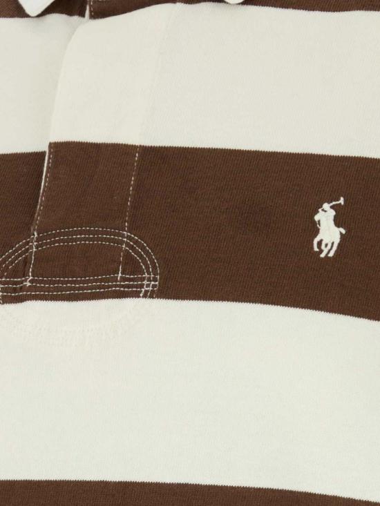 26FW 폴로 랄프로렌 아이코닉 럭비 셔츠 710717116 507 White - POLO RALPH LAUREN