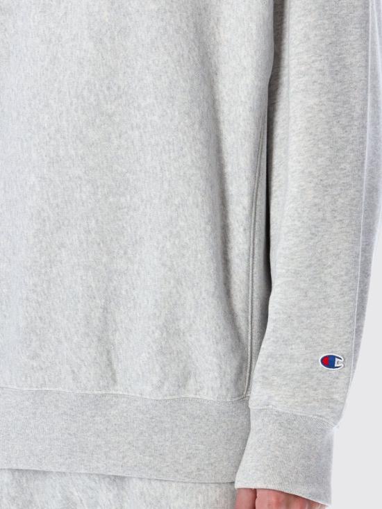 26FW 챔피온 후드 티셔츠 222566 EM049 Grey - CHAMPION