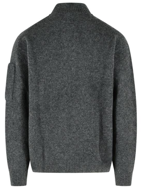 26FW 씨피 컴퍼니 니트웨어 21CMKN263A 110509A 985 Grey - C.P. COMPANY