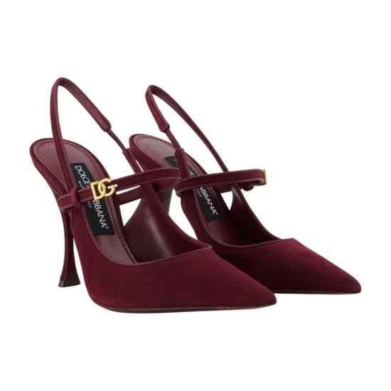 26FW 돌체앤가바나 힐/펌프스 CG0971 AQ134 8B517 BURGUNDY - DOLCE & GABBANA