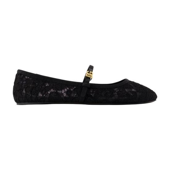 26FW 돌체앤가바나 플랫 슈즈 CB0244 A0611 8B956 BLACK
