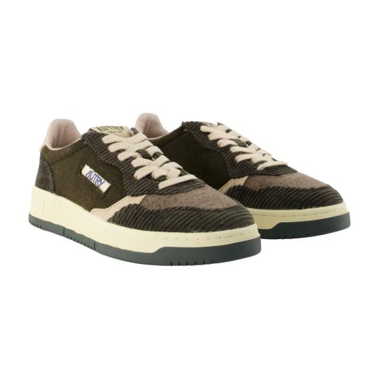 26FW 오트리 메달리스트 로우 스니커즈 AULM S101 BROWN - AUTRY