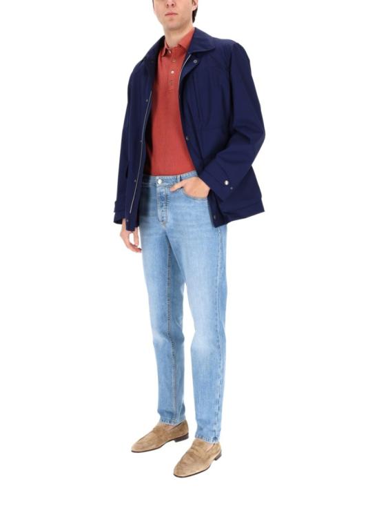  브루넬로 쿠치넬리 자켓 MM4166490 C350 Blue - BRUNELLO CUCINELLI