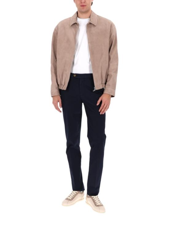  브루넬로 쿠치넬리 컨트리 스웨이드 블루종 MPCAO2071 CZT85 Neutrals - BRUNELLO CUCINELLI