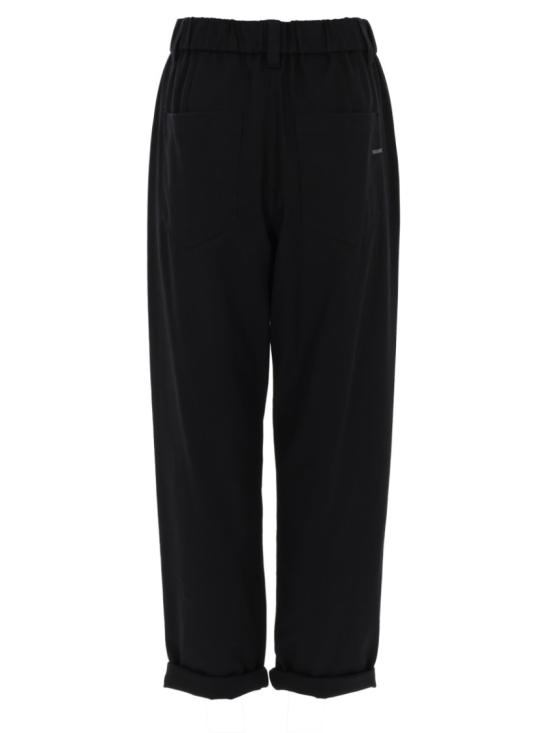  브루넬로 쿠치넬리 팬츠 MA126P8417 C101 Black - BRUNELLO CUCINELLI